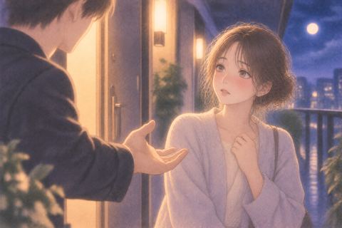 相手から手を差し出され戸惑いながら見つめる人物の夢