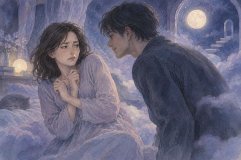 近づく相手から身体を少し引き違和感を示す人物の夢