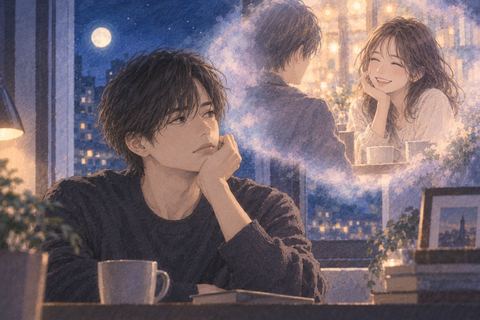 元カノとの昔の穏やかな時間を夢で思い出す人物