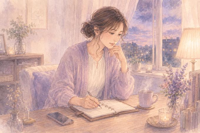 好きな気持ちを抱えながら、自分の時間へ戻ろうとする女性