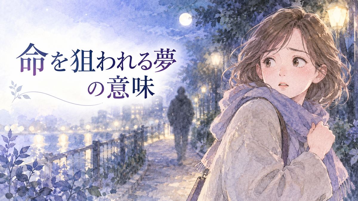 夜道で背後の人影を気にする大人の女性