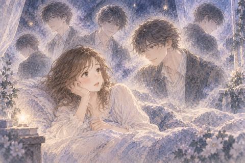 繰り返し夢に現れる男性を見つめる女性
