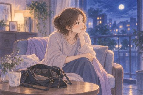 財布がなくなっても落ち着いて座っている人物の夢