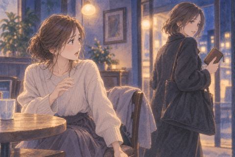 知人が財布を持って去るのを戸惑って見つめる人物の夢