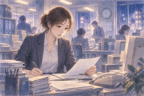 昔の職場で以前と同じ仕事をする人物