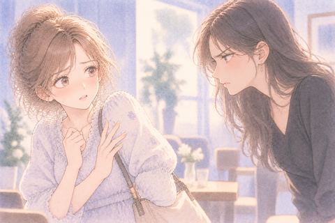 嫉妬する相手から距離を取る大人の女性