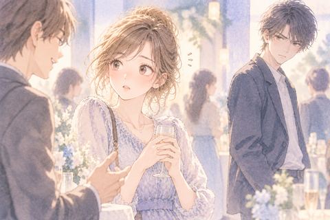 異性に嫉妬され戸惑う大人の女性