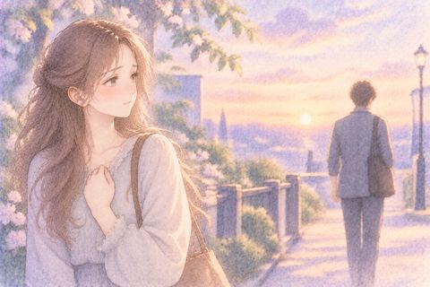 裏切った相手を穏やかに見送る女性