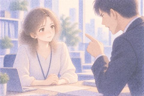 責められても落ち着いている大人の女性