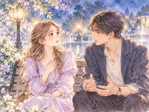 別れ話を始めた恋人の言葉に驚きながら話す女性