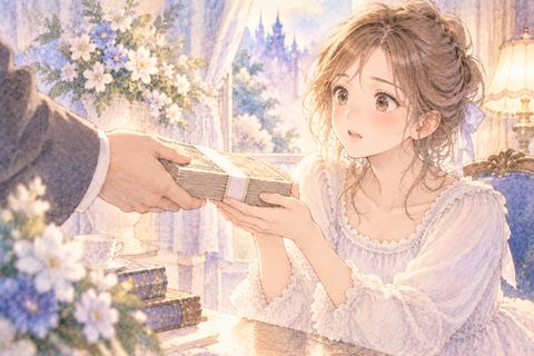 差し出された札束を受け取る大人の女性