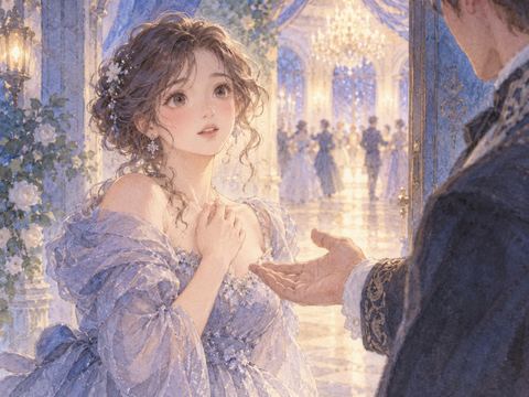 差し出された手を見つめて驚く女性