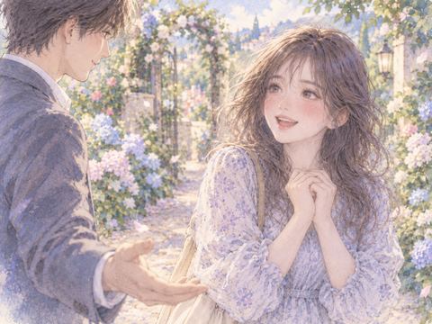 好きな男性からデートに誘われ満面の笑顔になる女性