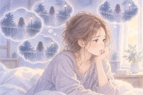 同じ夢の場面を何度も思い出す大人の女性