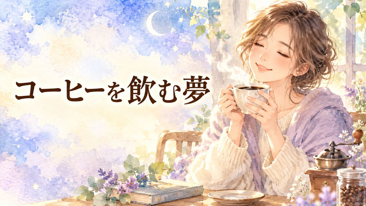 湯気の立つコーヒーを両手で持ち、穏やかに微笑む大人の女性