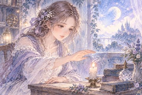 小さな炎を落ち着いて消す大人の女性