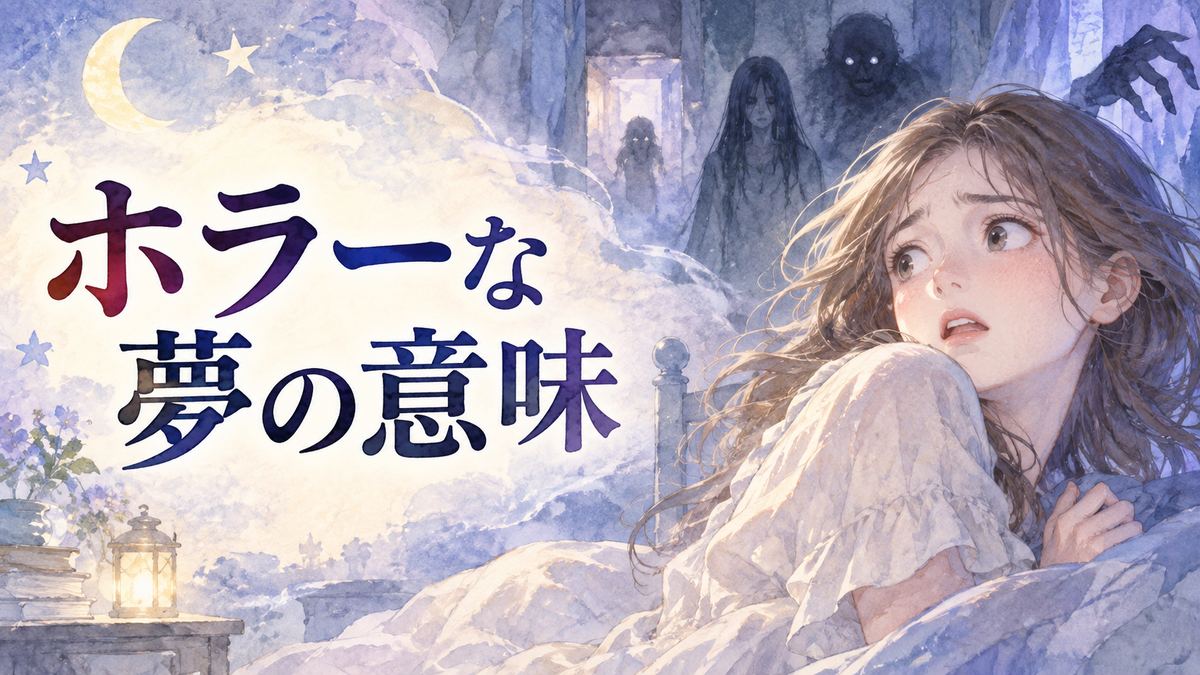 不穏な夢の影を振り返る大人の女性
