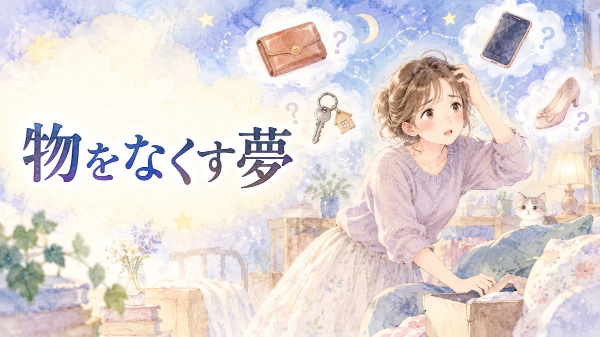 なくした財布や鍵を探す大人の女性