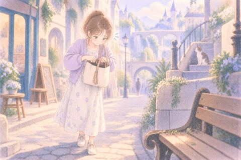 夢の街でなくした物を探し続ける女性