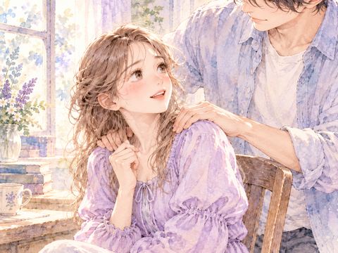 好きな男性に肩を揉まれ胸が高鳴る女性