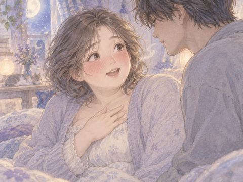 甘い吐息が聞こえて胸元に手を当て、頬を染める女性
