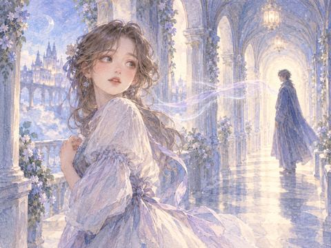 見知らぬ成人の甘い吐息に気づき、振り向く女性