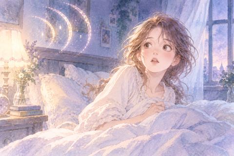 名前を呼ぶ声に気づいて目覚める大人の女性