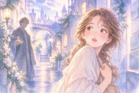 知らない人物に呼ばれて戸惑う大人の女性
