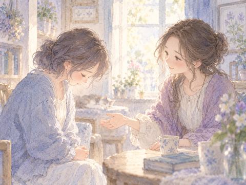 相手に自分から謝り優しく受け入れられる女性