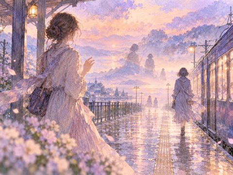 駅のホームで同じ相手との別れが何度も重なる夢