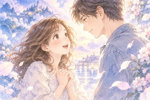 会いたかった男性と夢の中で向き合う大人の女性