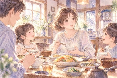 知らない家で別の暮らしを送る女性
