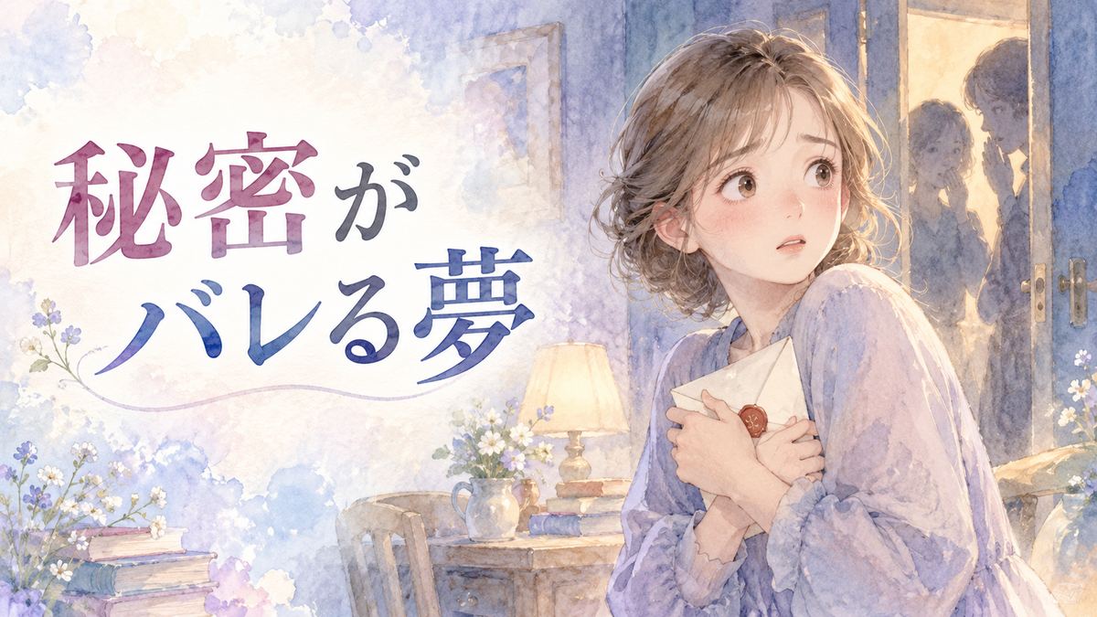 秘密の手紙を抱えて戸惑う大人の女性