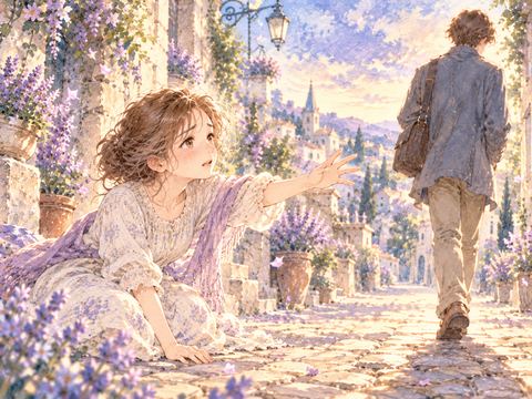 通りすがりの人に助けを求めても振り向いてもらえず悲しむ女性