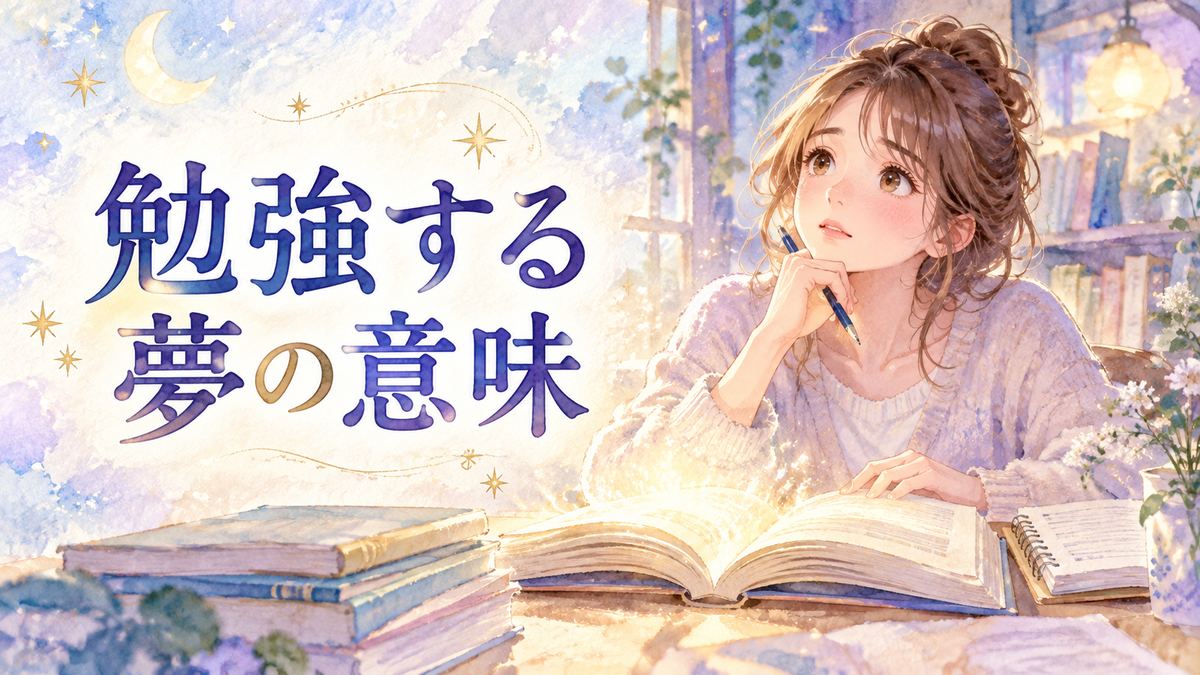 光る教科書を前に期待と少しの不安を浮かべる大人の女性