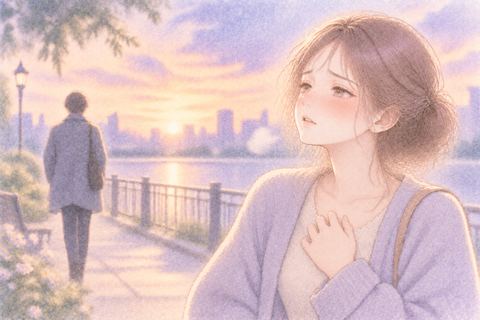 別れを告げられて安堵する大人の女性