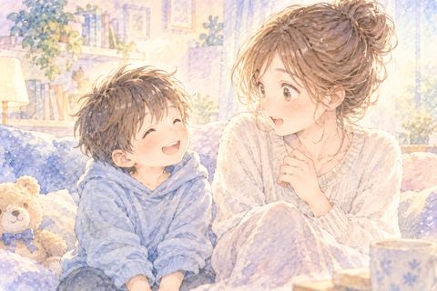 突然現れた見知らぬ弟と向き合う大人の女性